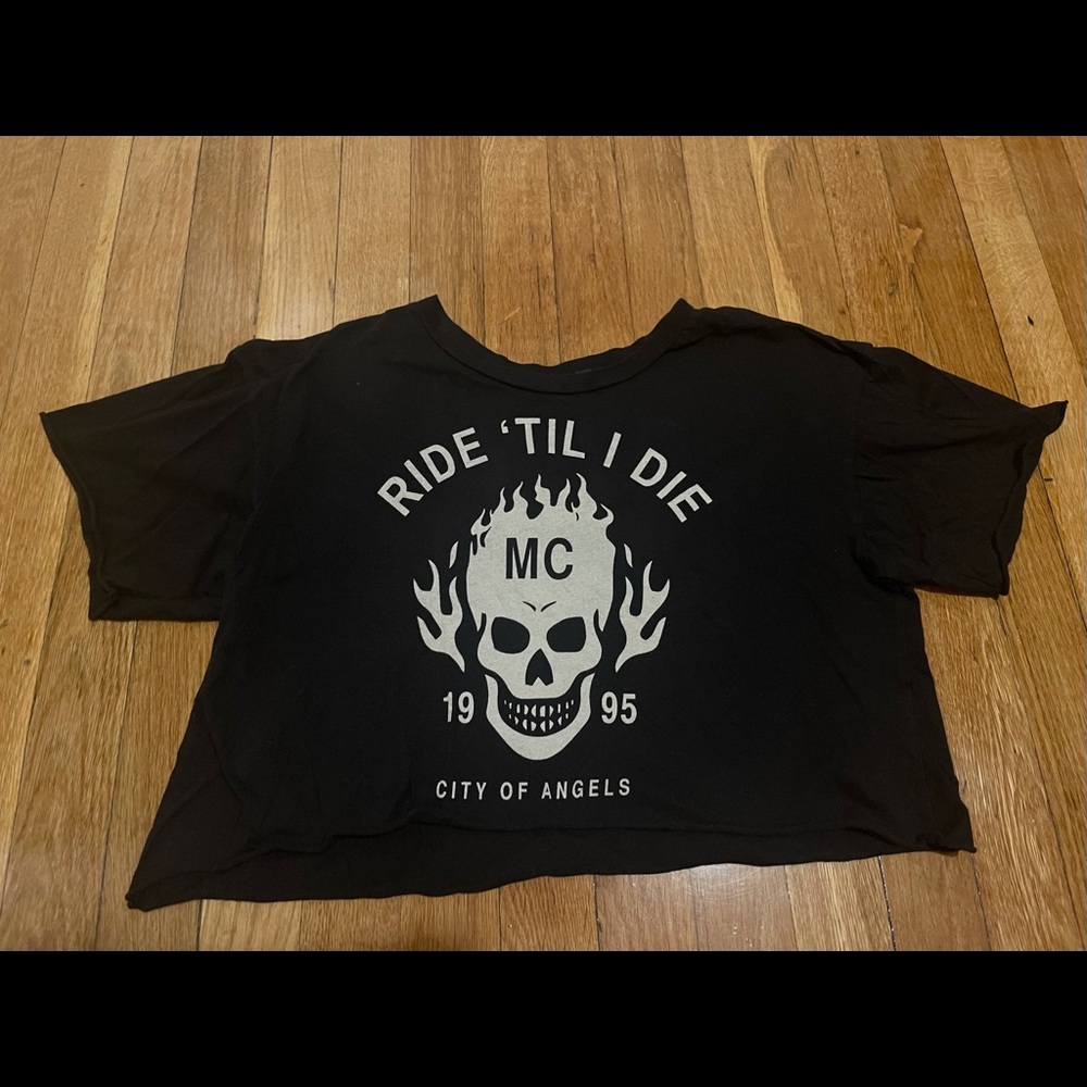 Truly Madly Deeply Ride ‘Til I Die 1995 City of Angels Women Crop Top